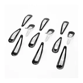 Barrettes Clip Noires
