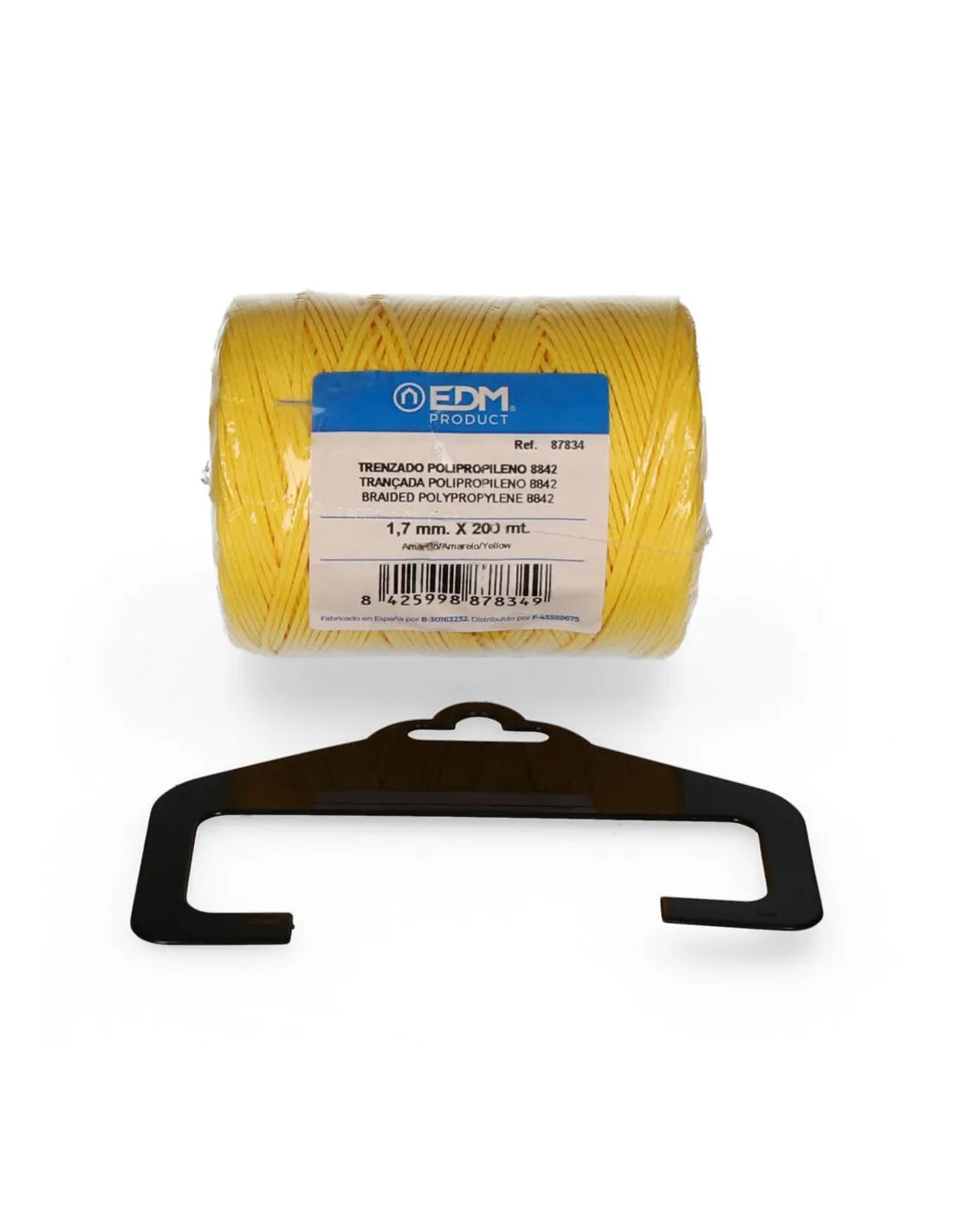 Bobine De Polypropylène Tressé 8842 200mts - Jaune Edm - 87834