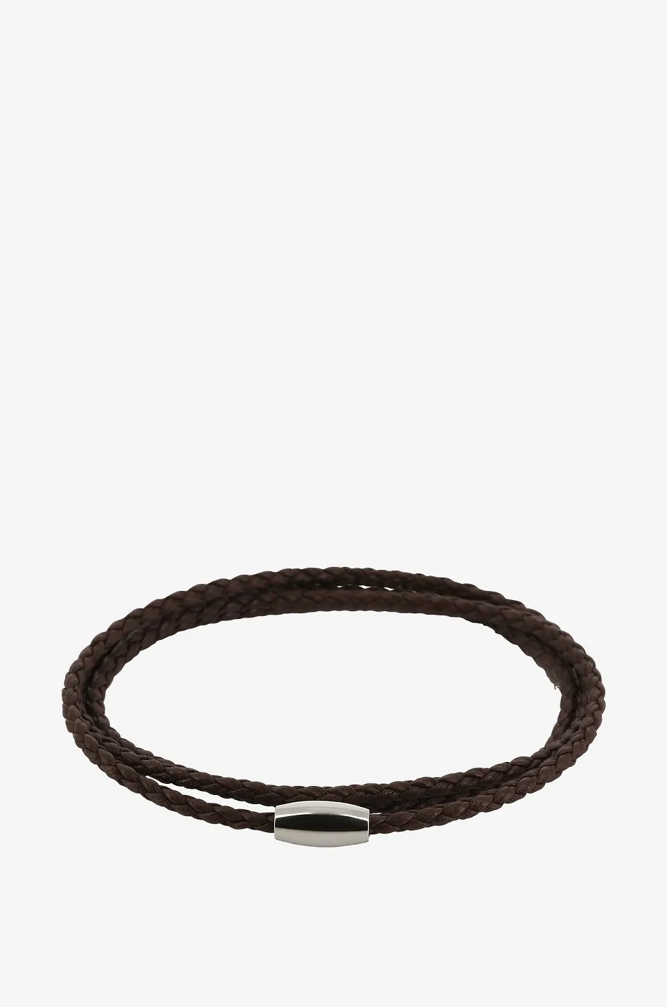 Bracelet tressé en cuir Triplo
