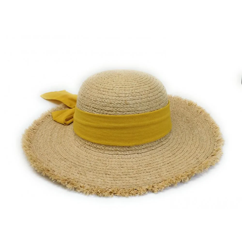 Chapeau en paille tressé CANOPEE
