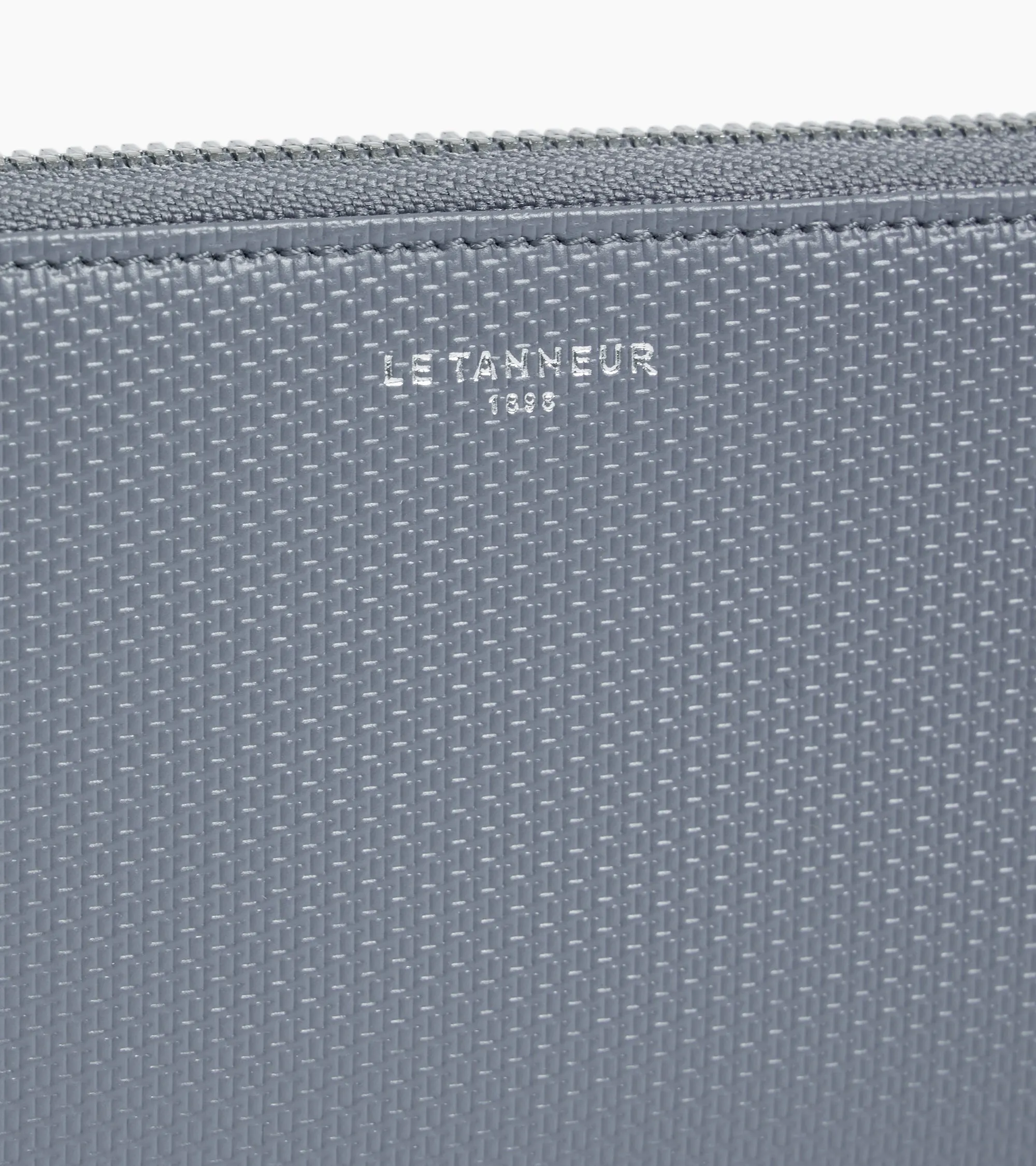 Compagnon zippé Emilie en cuir signature T