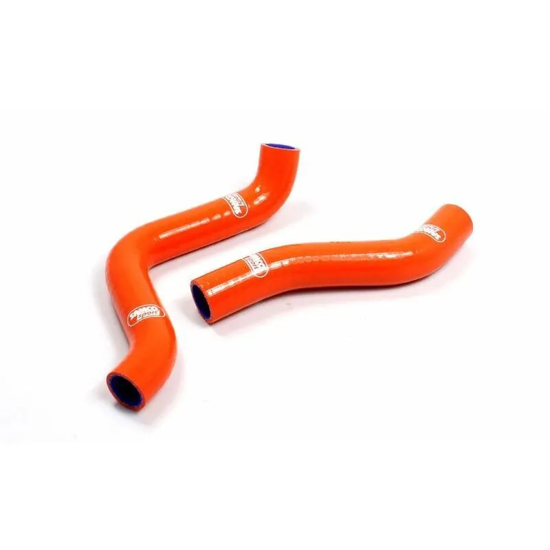 Durites de radiateur SAMCO orange 2 durites KTM 690 Enduro/SMC