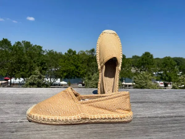Espadrilles or en jute tressé - Diamond