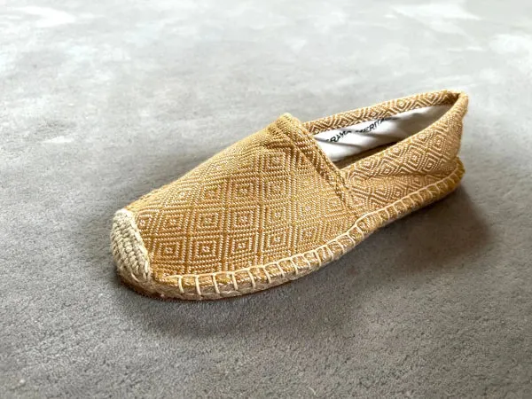 Espadrilles or en jute tressé - Diamond