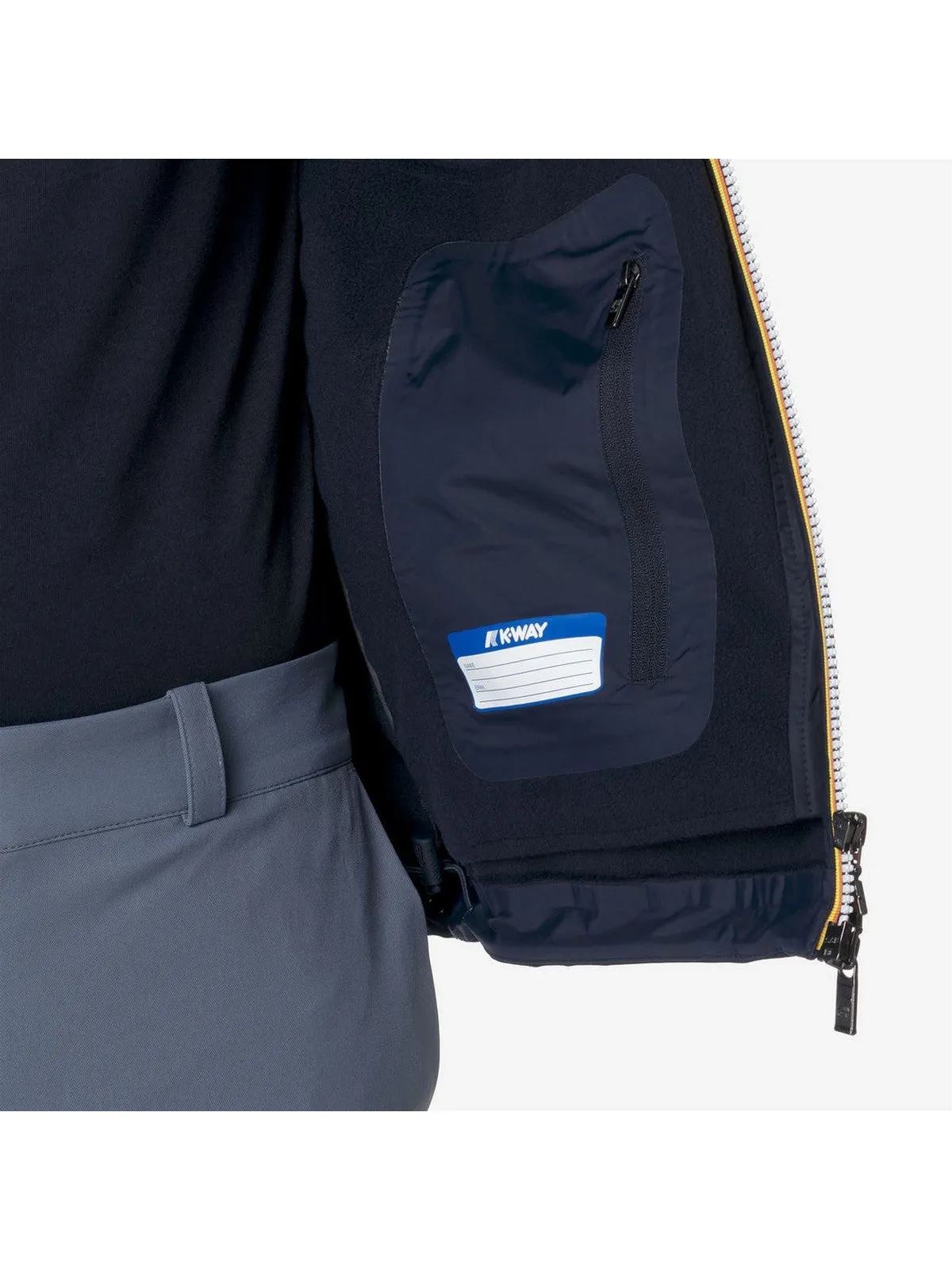 K-WAY Veste contrecollée Jacko Homme K6131BW A2B Bleu