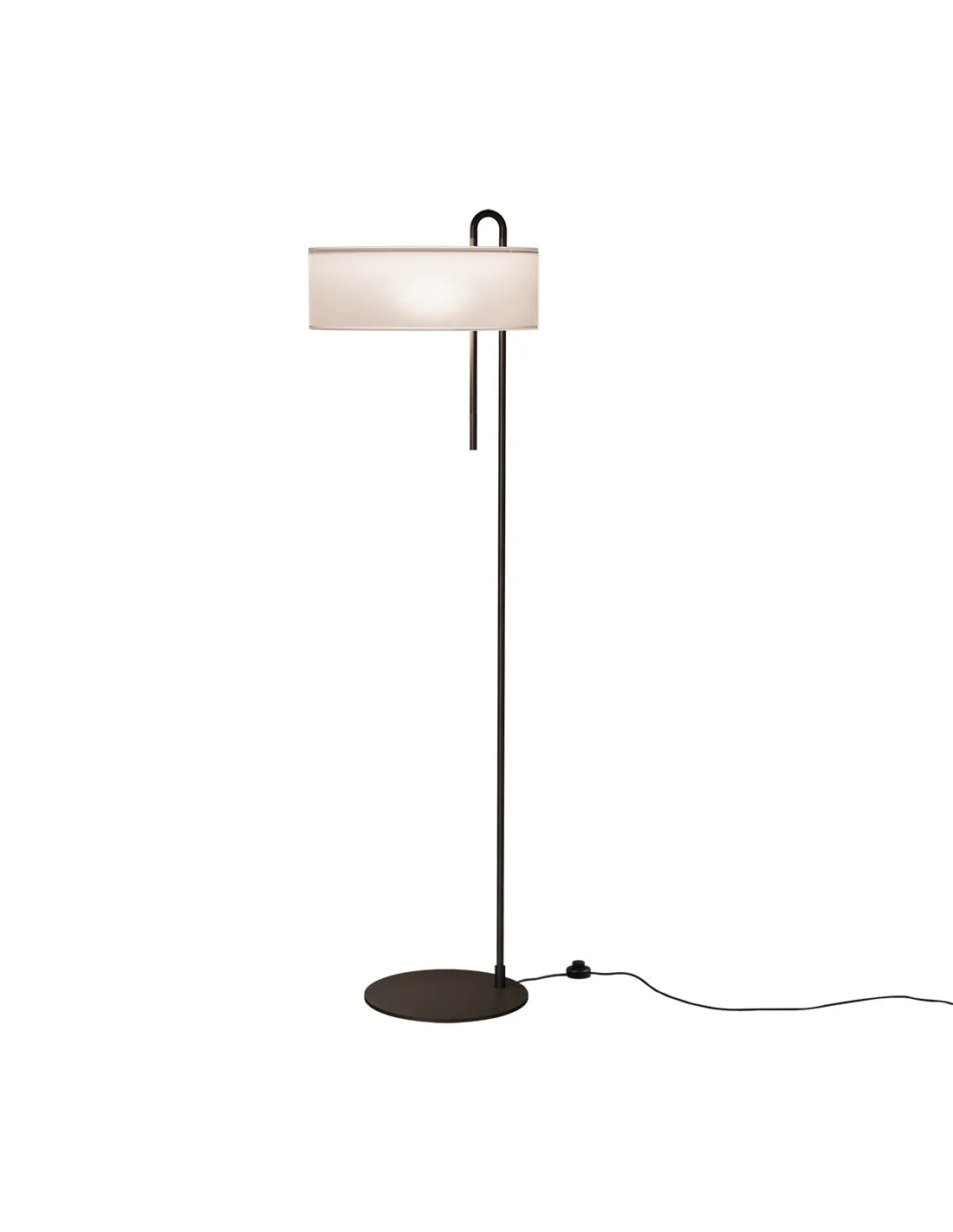 Lampadaire CLIP Noir Texturé | LéonLeds