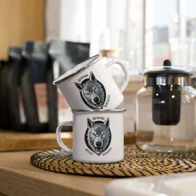 Mug émaillé Beware Wolf Wrath