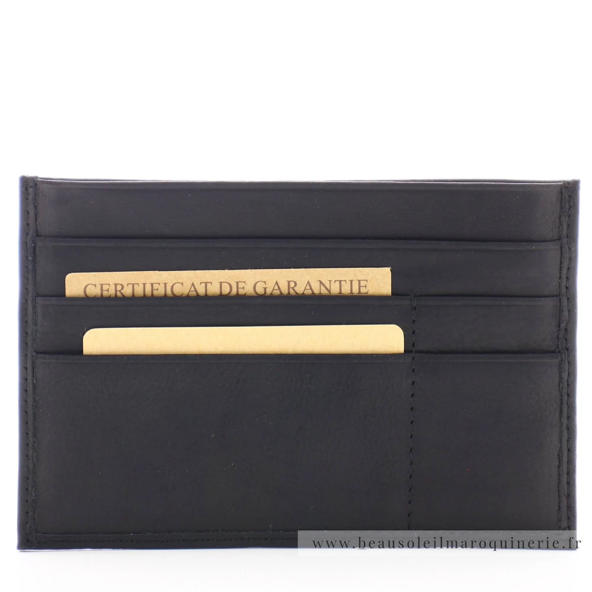 Porte papiers Arthur & Aston en cuir gras Louis 94804