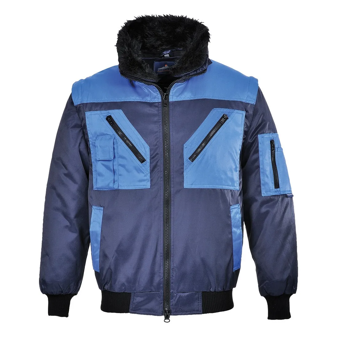 Portwest - Blouson pilote bicolore
