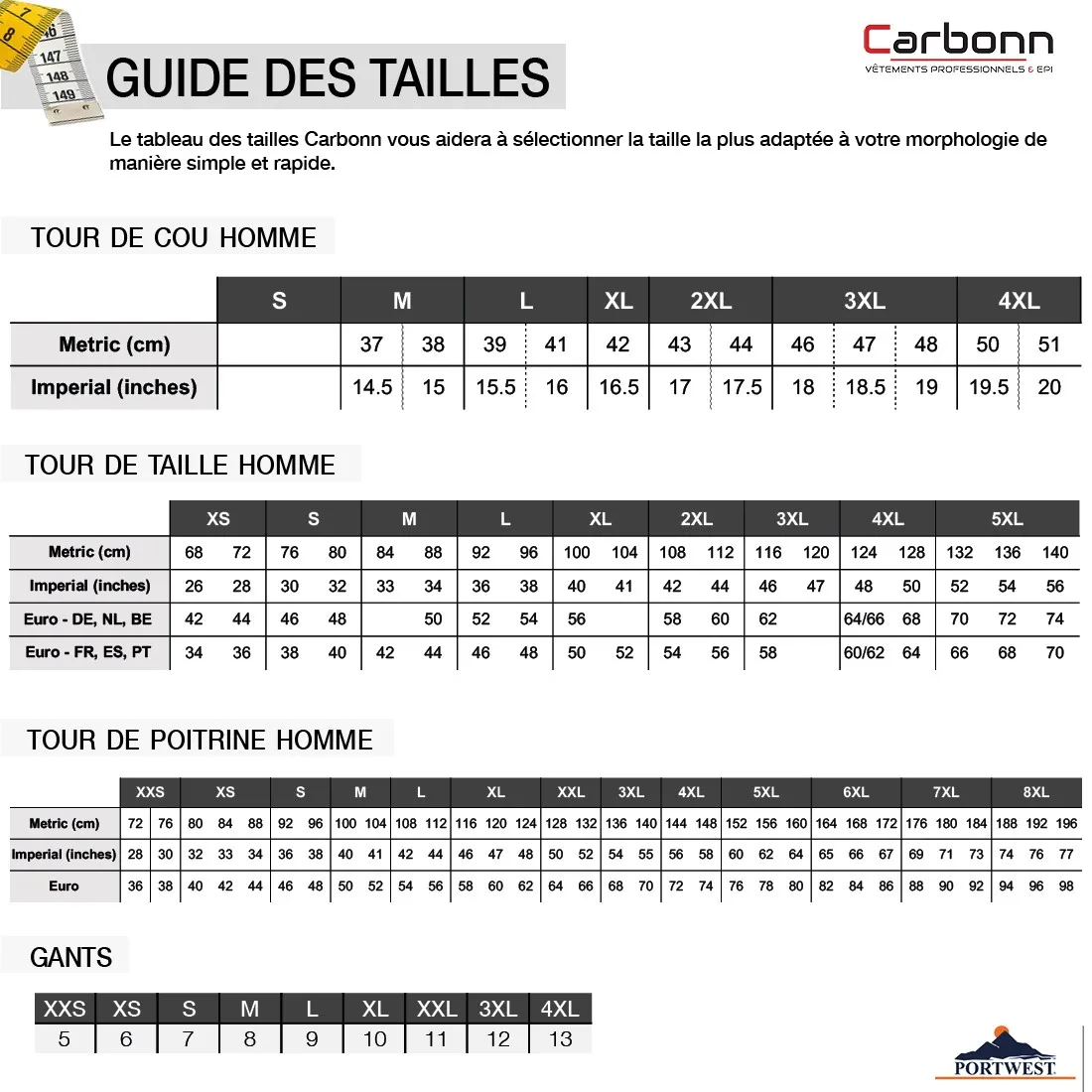 Portwest - Blouson pilote bicolore