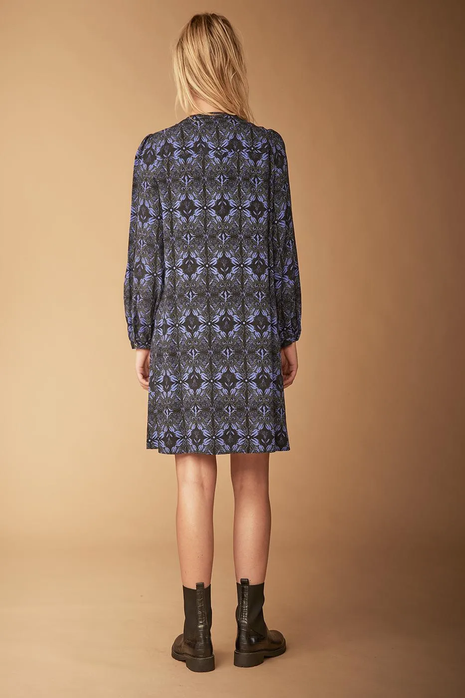 Robe fluide à imprimé abstrait -  L/40