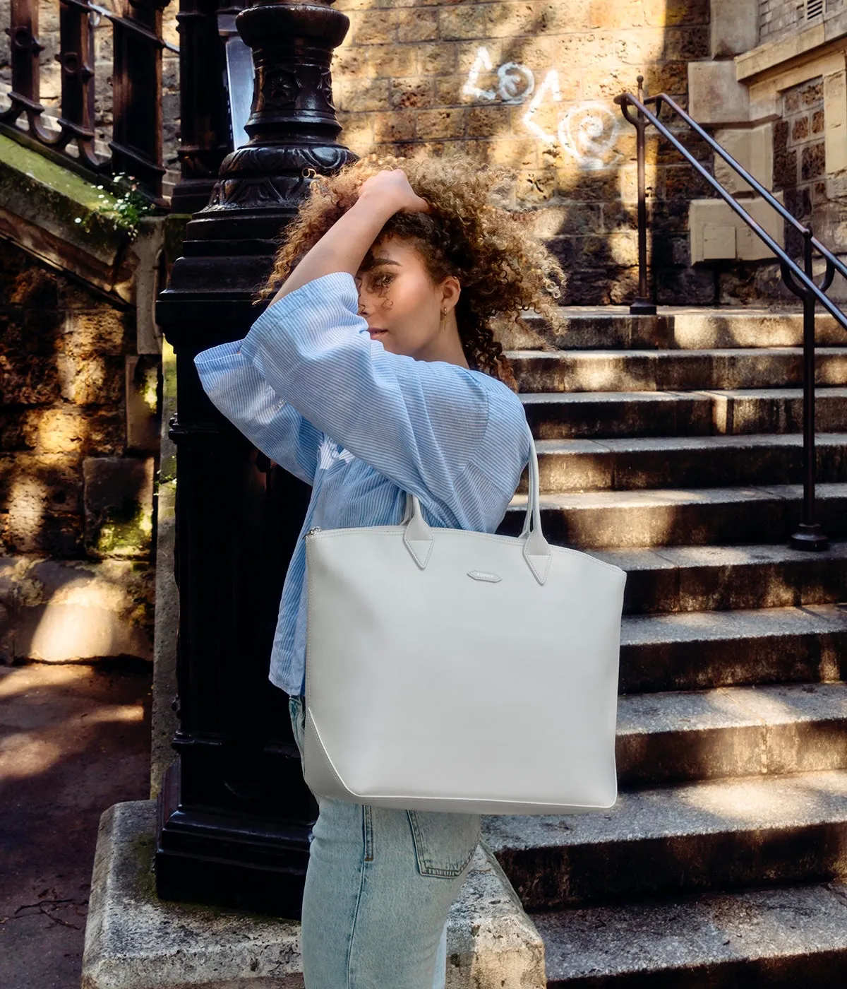Sac Cabas Jolly Full Apple Skin Blanc