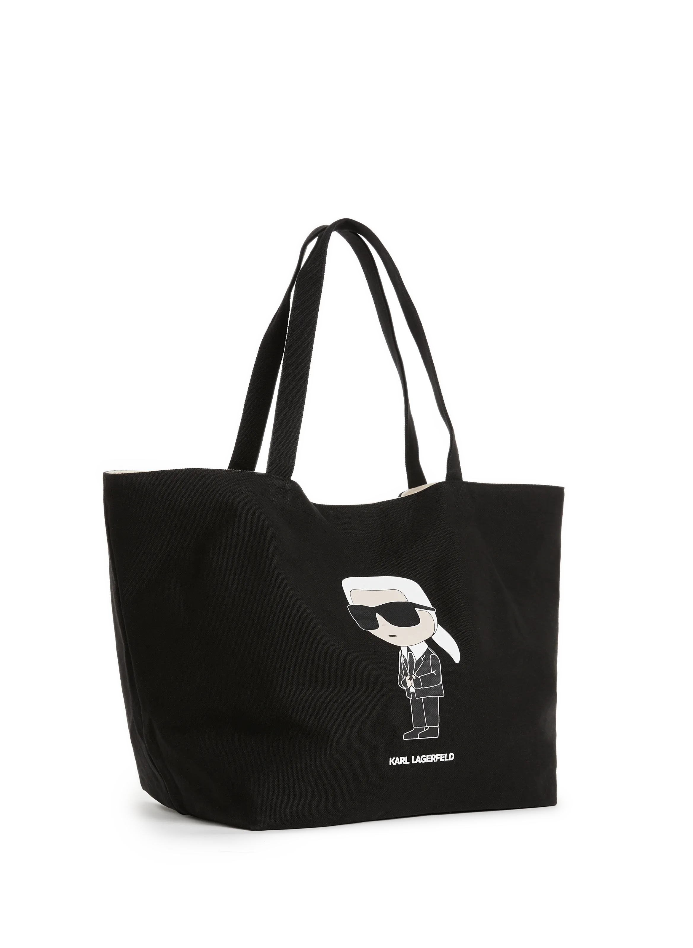 SAC CABAS K/IKONIK 2.0 EN COTON - KARL LAGERFELD pour FEMME | Printemps