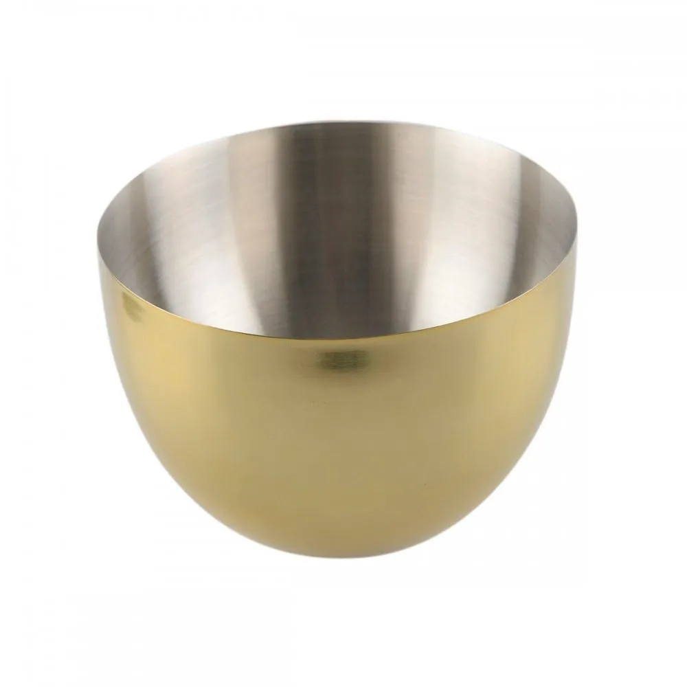 Saladier bicolore inox champagne 25cm