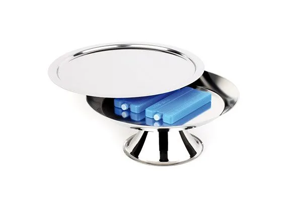 Set thermo APS 4 pièces Ø 38 cm environ hauteur 145 cm inox 18/10 4 pièces plateau inox profondeur Ø 38 cm 09083 acheter à bas p