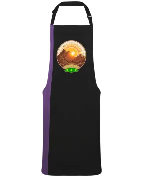 Tablier bicolore paysage par  ornell