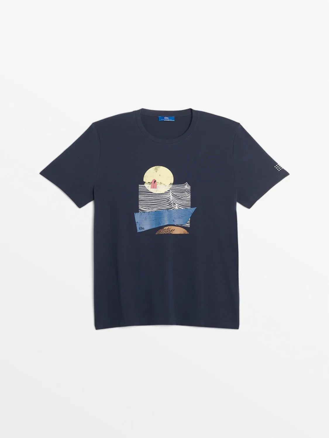 Tee Shirt Homme Coton Biologique Marine tbs