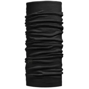 Tour de cou laine mérinos Lightweight Solid - Black