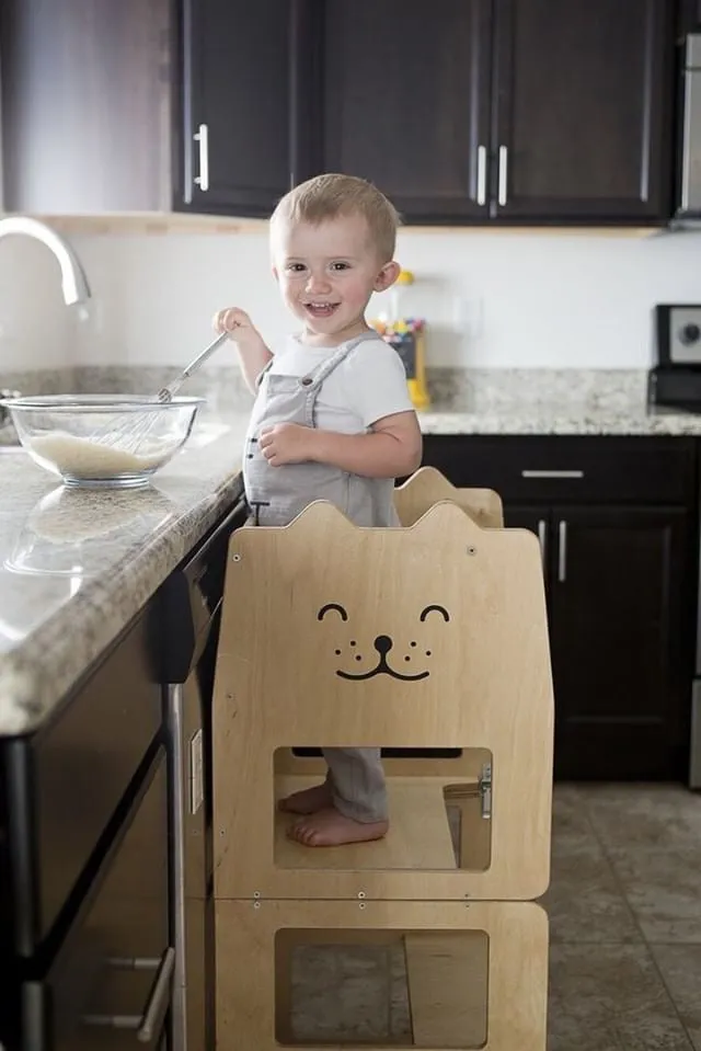 Tour d'observation Montessori convertible - Chat