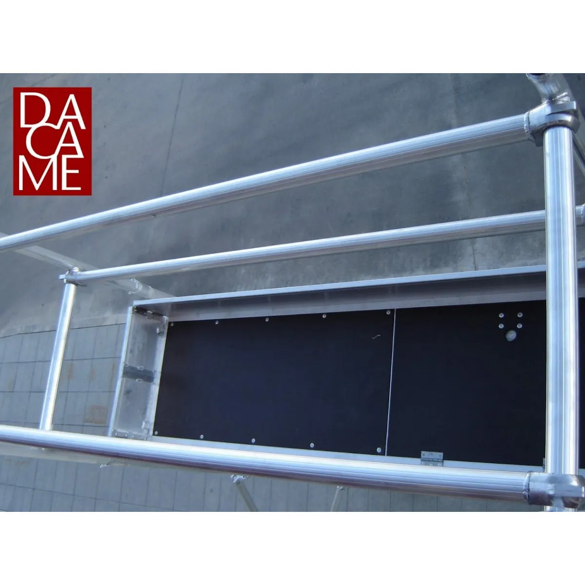 Tour roulante ALU 50 Lg 0,75 m Hauteur Travail 5,40 m Dacame