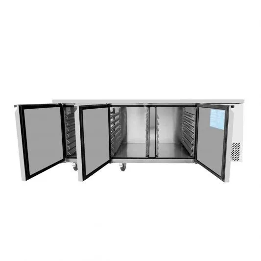  Tour Réfrigéré Positif 3 Portes 400 x 600 - Profondeur 800 - Atosa Pas Cher