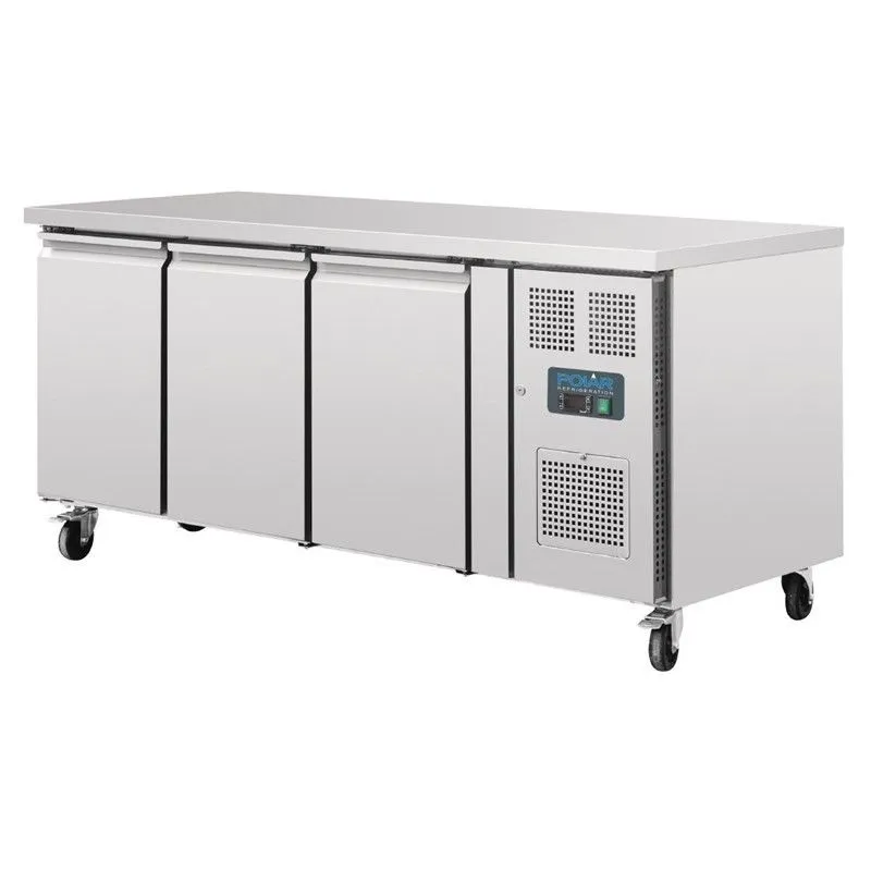 Tour Réfrigéré à Roulettes Inox 3 Portes 634 L - Polar - CHR