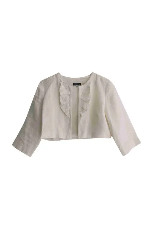 Veste en lin et soie