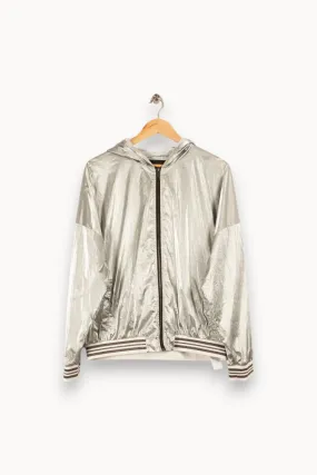 Veste grise à capuche - Taille L/40