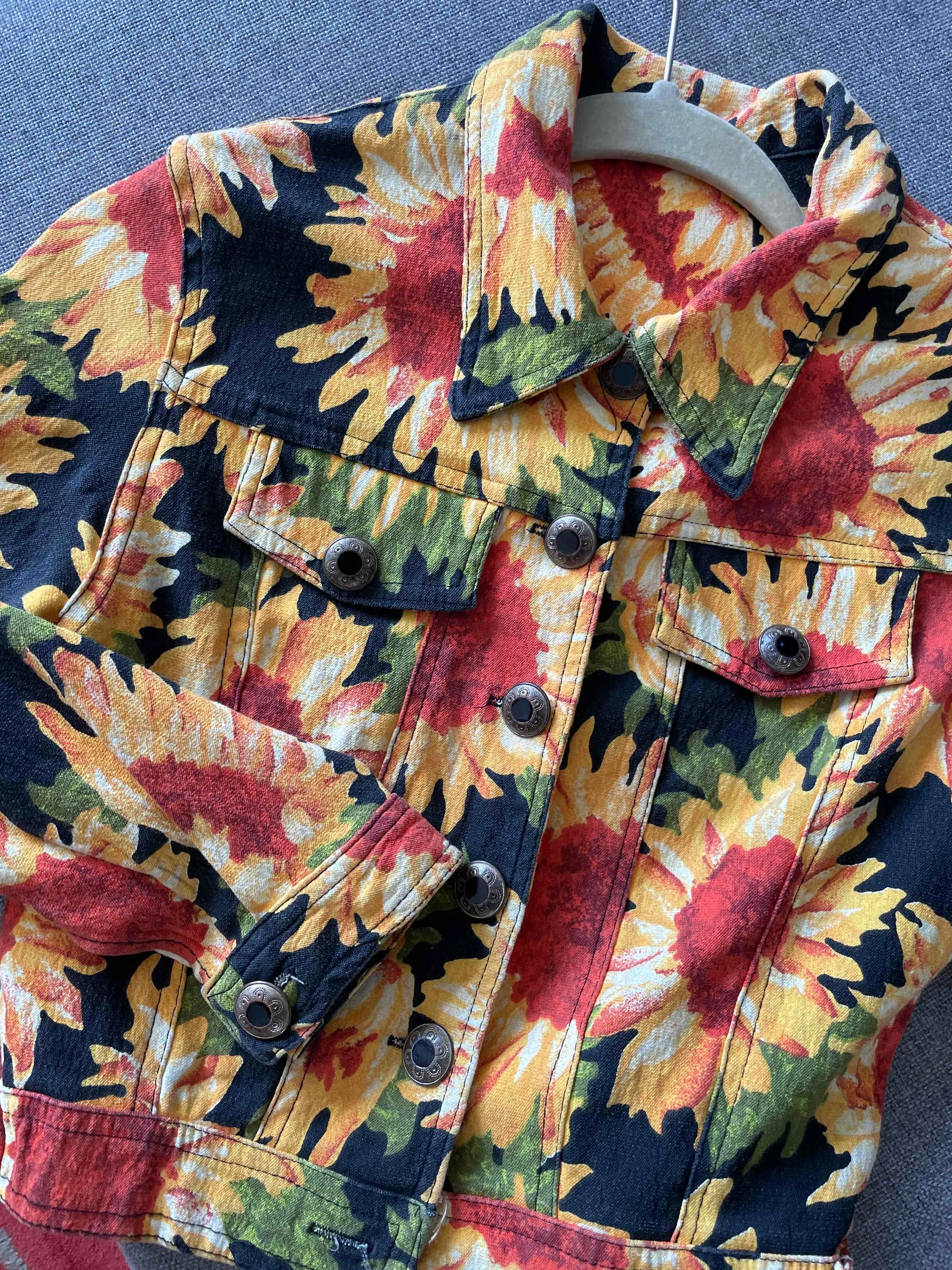 Veste à fleurs