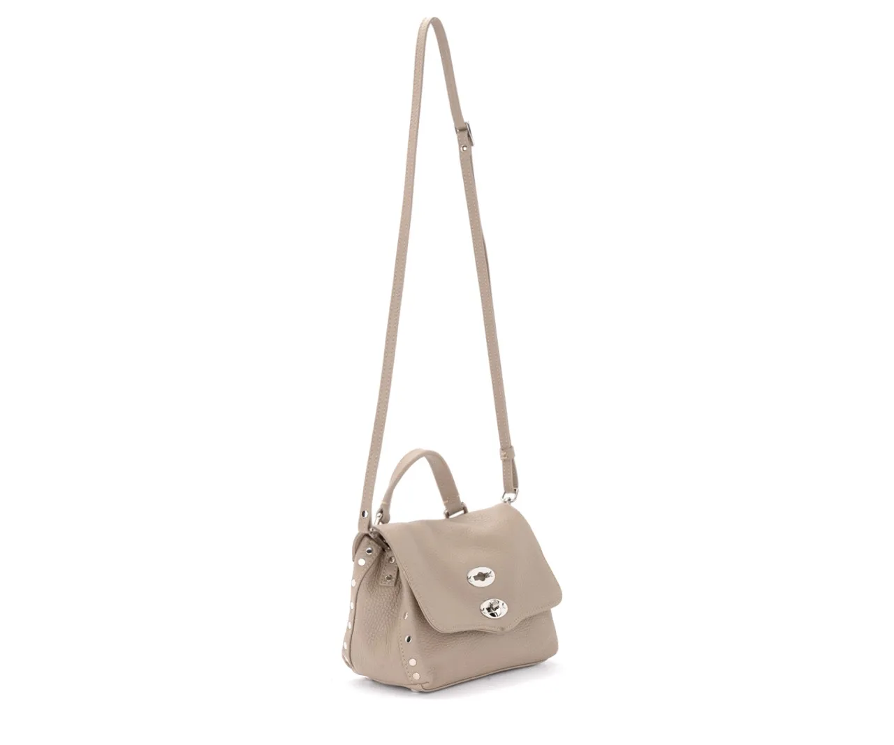 Zanellato Sac Postina Daily Baby en cuir couleur argile